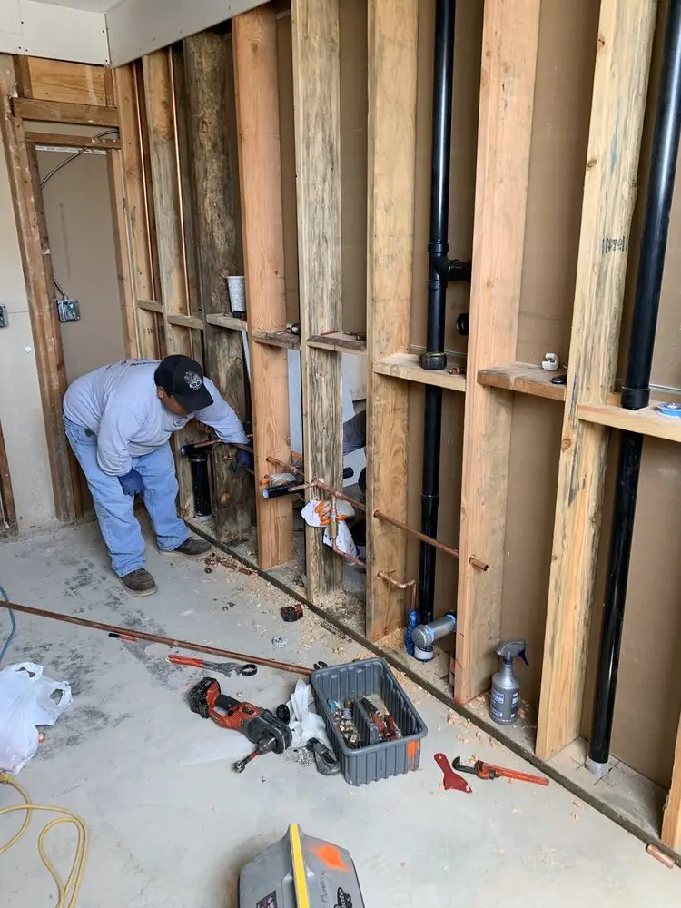 Commercial rough-in plumbing for Water Heater Replacement in Lees Mill